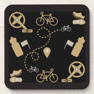 Radfahren-Geschenkdruck Getränkeuntersetzer