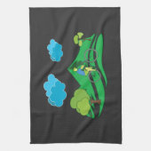 Radfahren Geschirrtuch (Vertikal)