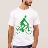 Radfahren - grüne Rasenfläche T-Shirt (Vorderseite)