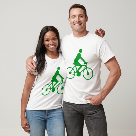 Radfahren - grüne Rasenfläche T-Shirt (Unisex)