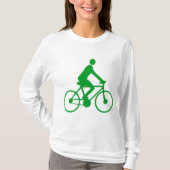 Radfahren - grüne Rasenfläche T-Shirt (Vorderseite)