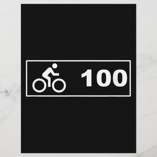 Radfahren - Hundertjahrfahrt 100 Flyer (Vorne)