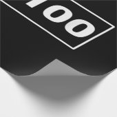 Radfahren - Hundertjahrfahrt 100 Geschenkpapier (Ecke)