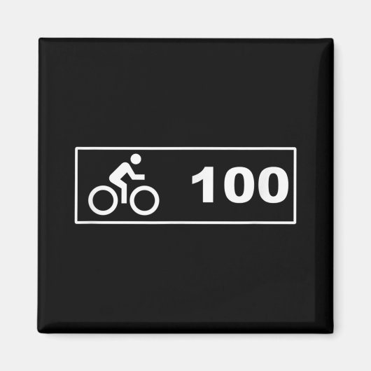 Radfahren - Hundertjahrfahrt 100 Magnet (Vorne)