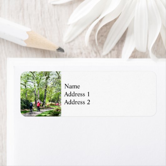 Radfahren im Frühling (Insitu)