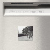 Radfahren im Hyde Park, c.1910 Magnet (In Situ (Geschirrspüler))
