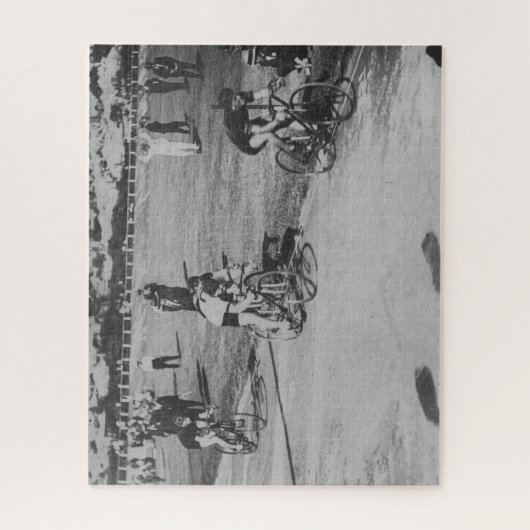 Radfahren im Velodrome Circuit Brisbane 1923 Puzzle (Vertikal)