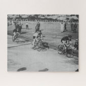 Radfahren im Velodrome Circuit Brisbane 1923 Puzzle (Horizontal)
