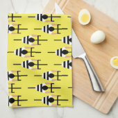 Radfahren in Australien Geschirrtuch (Viertel Falte)