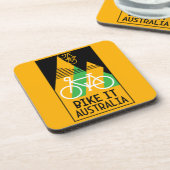 Radfahren in Australien Getränkeuntersetzer (Linke Seite)