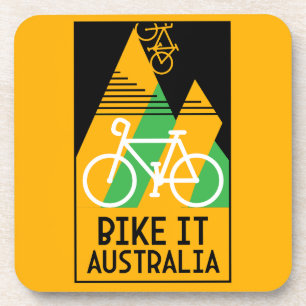 Radfahren in Australien Getränkeuntersetzer