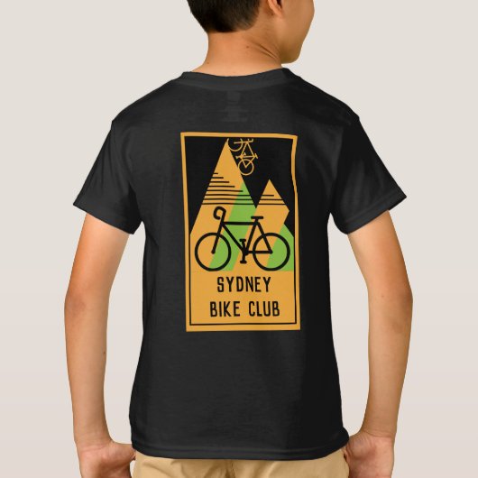 Radfahren in Australien T-Shirt (Rückseite)