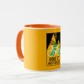 Radfahren in Australien Tasse (Vorderseite Links)