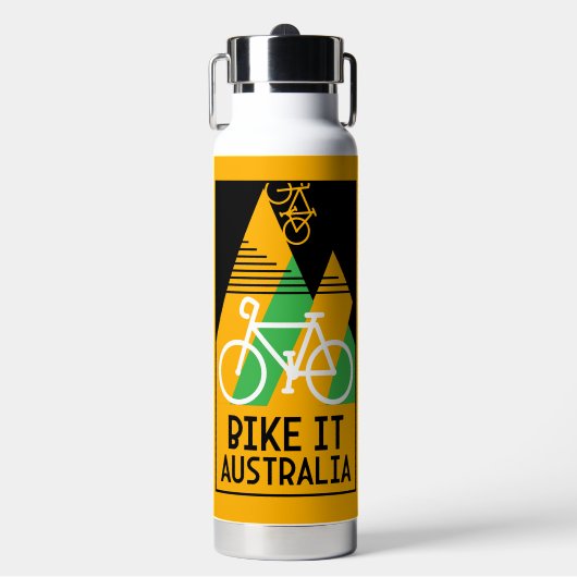 Radfahren in Australien Trinkflasche (Vorderseite)