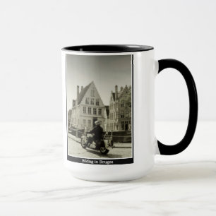 Radfahren in Brügge Tasse