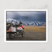 Radfahren in die Altai Berge - Mongolei-Postkarte Postkarte (Vorderseite)