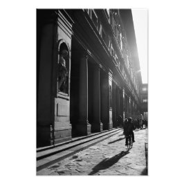Radfahren in Firenze Fotodruck