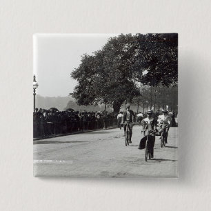 Radfahren in Hyde Park, c.1910 Button