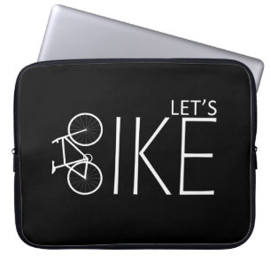 Radfahren inspirierende Zitate Laptopschutzhülle
