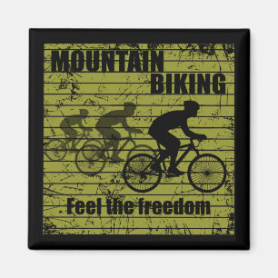 Radfahren inspirierende Zitate Magnet