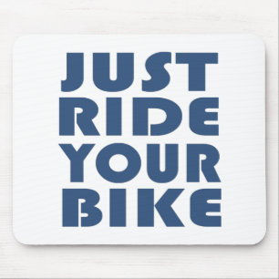 Radfahren inspirierende Zitate Mousepad
