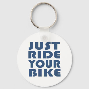 Radfahren inspirierende Zitate Schlüsselanhänger