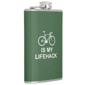 Radfahren ist mein Leben Flachmann (Rechts)
