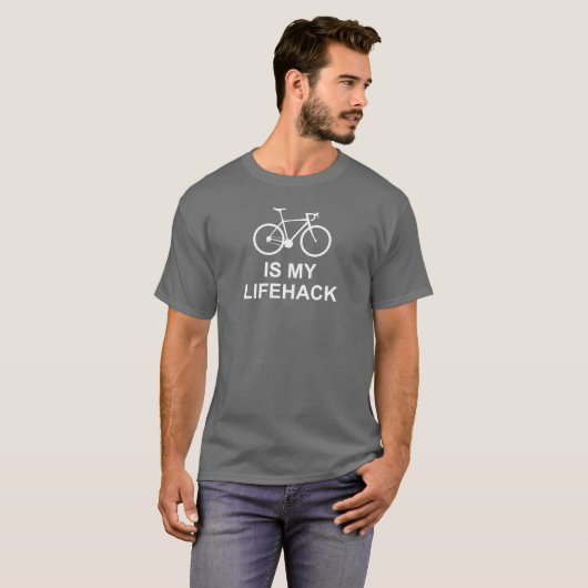 Radfahren ist mein Leben T-Shirt (Vorne ganz)