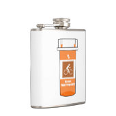 Radfahren ist mein Medikament Flachmann (Rechts)