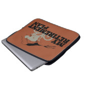 Radfahren ist mein Rentenplan Laptopschutzhülle (Vorne Knopf)