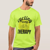 Radfahren ist mein Therapie-T - Shirt (Vorderseite)