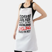 Radfahren: Kaffee löst die meisten meiner Probleme Schürze (InSitu)