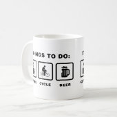 Radfahren Kaffeetasse (Vorderseite Links)