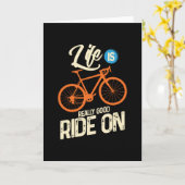 Radfahren Karte (Gelbe Blume)