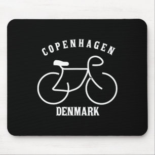 Radfahren Kopenhagen Dänemark Grafik Mousepad