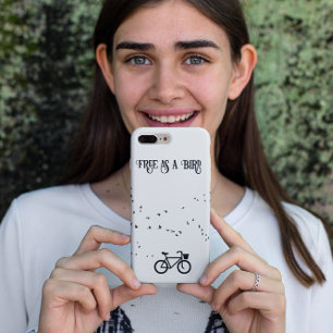 Radfahren Leben, frei als Vogel anpassbar Case-Mate iPhone Hülle