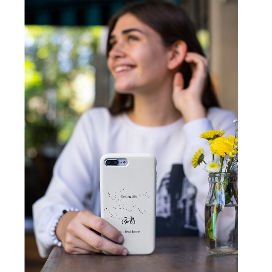 Radfahren Leben, frei als Vogel anpassbar Case-Mate iPhone Hülle