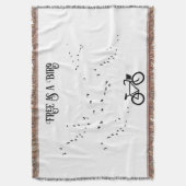 Radfahren Leben, frei als Vogel anpassbar Decke (Vorderseite Vertikal)