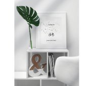 Radfahren Leben, frei als Vogel Fotodruck