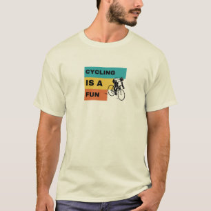 Radfahren macht Spaß T‑Shirt – Fettes Retro-Radfah T-Shirt