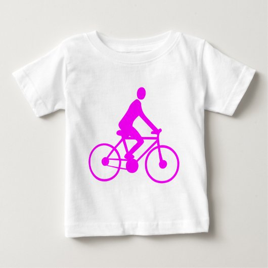 Radfahren - Magenta Baby T-shirt (Vorderseite)