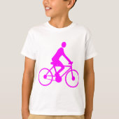 Radfahren - Magenta T-Shirt (Vorderseite)
