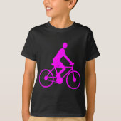 Radfahren - Magenta T-Shirt (Vorderseite)
