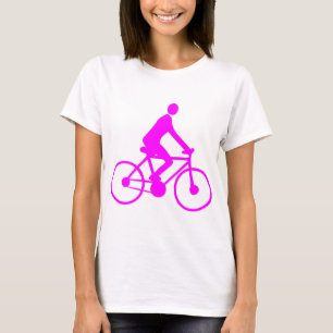 Radfahren - Magenta T-Shirt