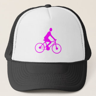 Radfahren - Magenta Truckerkappe