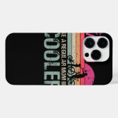 Radfahren Mama wie eine regelmäßige Mama, aber Coo iPhone Hülle (Rückseite (Horizontal))