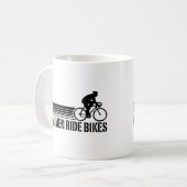 Radfahren (männlich) kaffeetasse (Vorderseite Links)
