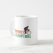 Radfahren (männlich) kaffeetasse (Vorderseite Links)