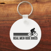 Radfahren (männlich) schlüsselanhänger (Vorderseite)