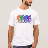 Radfahren (männlich) T-Shirt (Vorderseite)